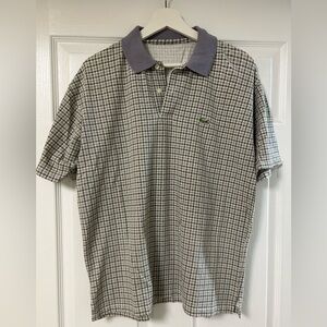 VINTAGE Lacoste Checkered Polo Shirt